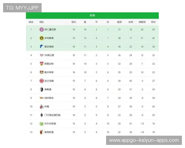 第3轮全部完赛，德甲积分榜变动解析，德甲积分ds